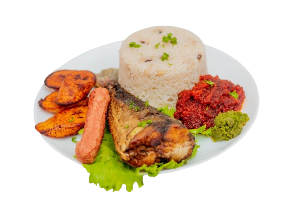 Poisson/saucisse/Oeuf + atassi